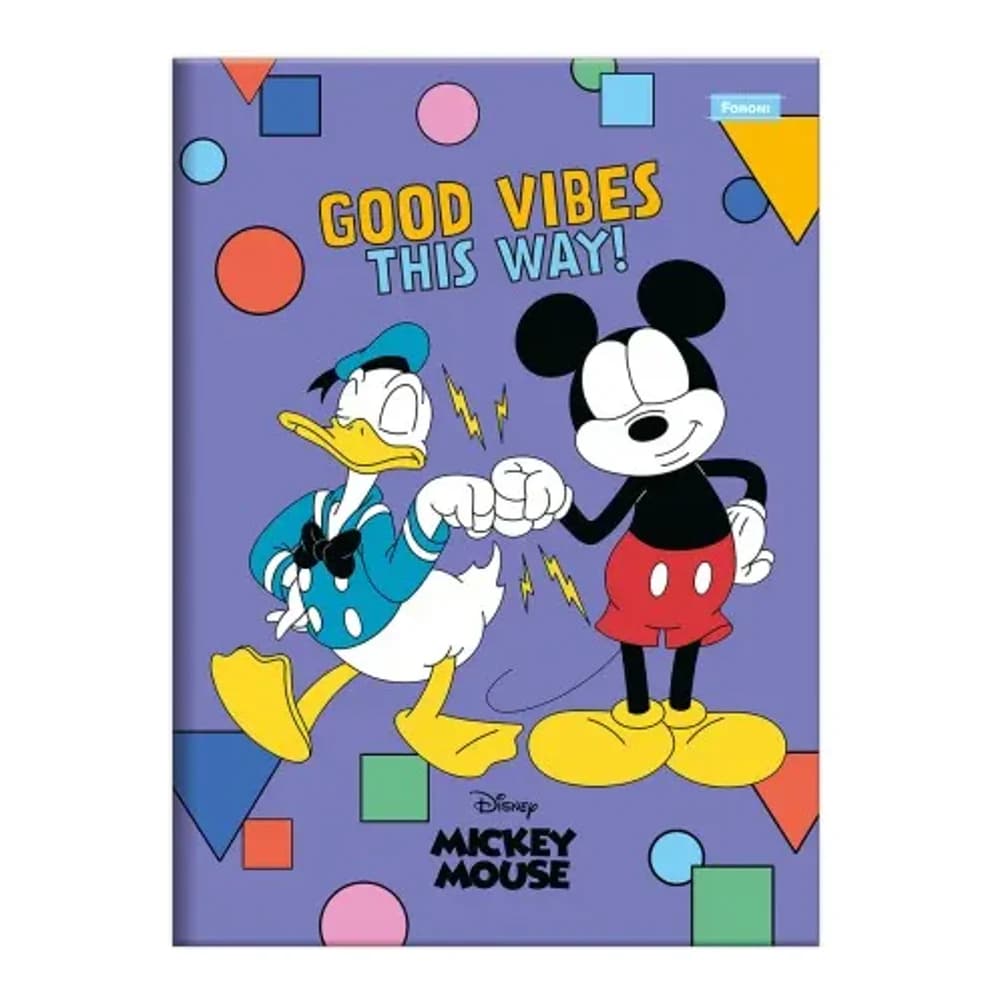 CADERNO BROCHURÃO MICKEY VINTAGE  FORONI