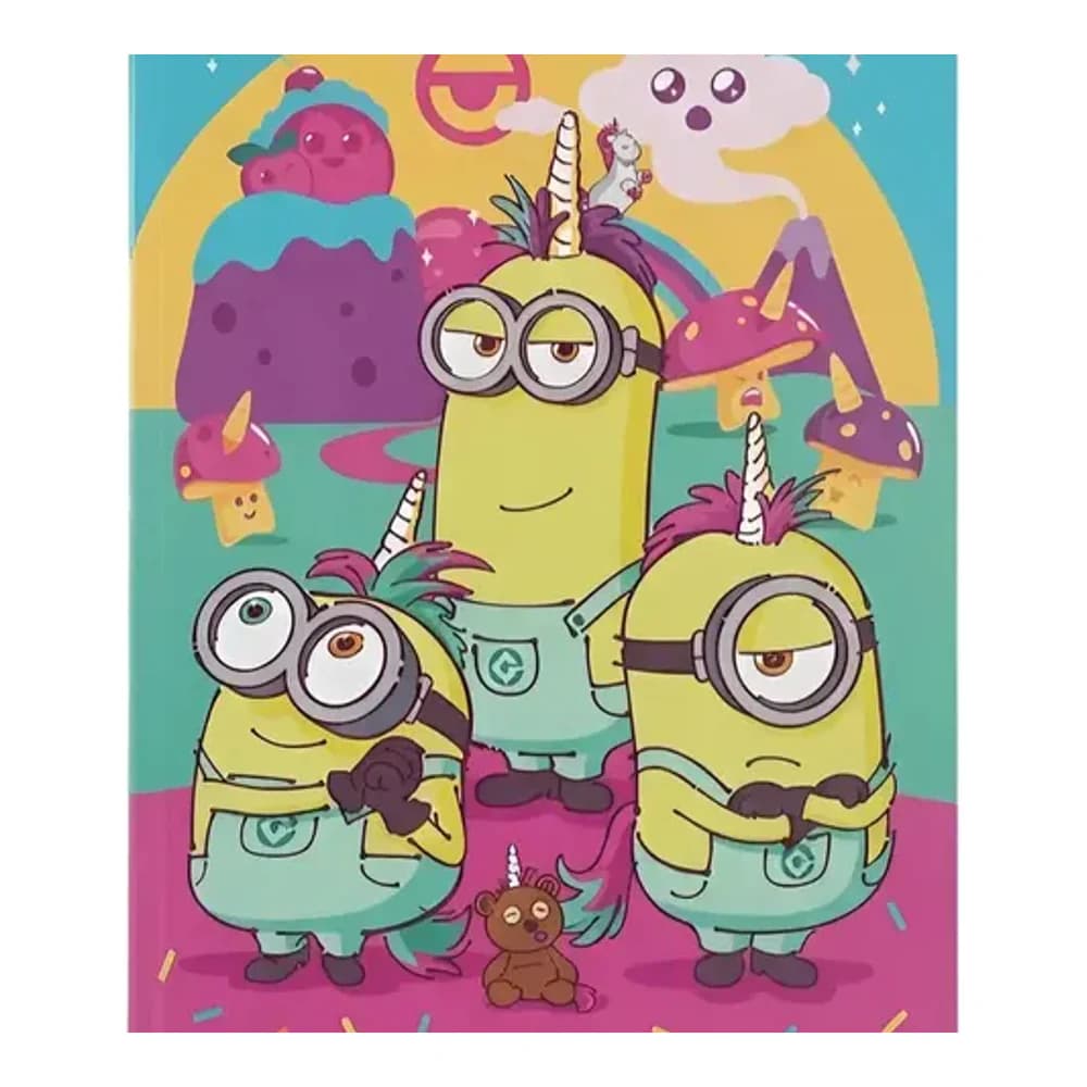CADERNO BROCHURA MINIONS FORONI