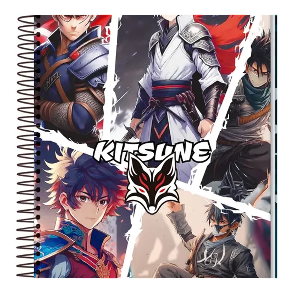 CADERNO 10 MATERIAS ANIMACOM 80FLS NOVA