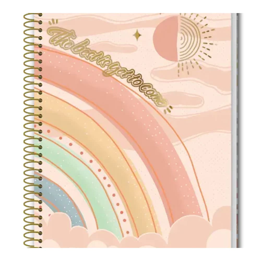 CADERNO ARCO-IRIS 160 FOLHAS