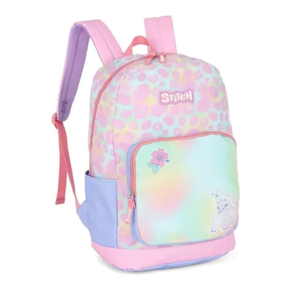 MOCHILA STITCH ROSA LUXCEL