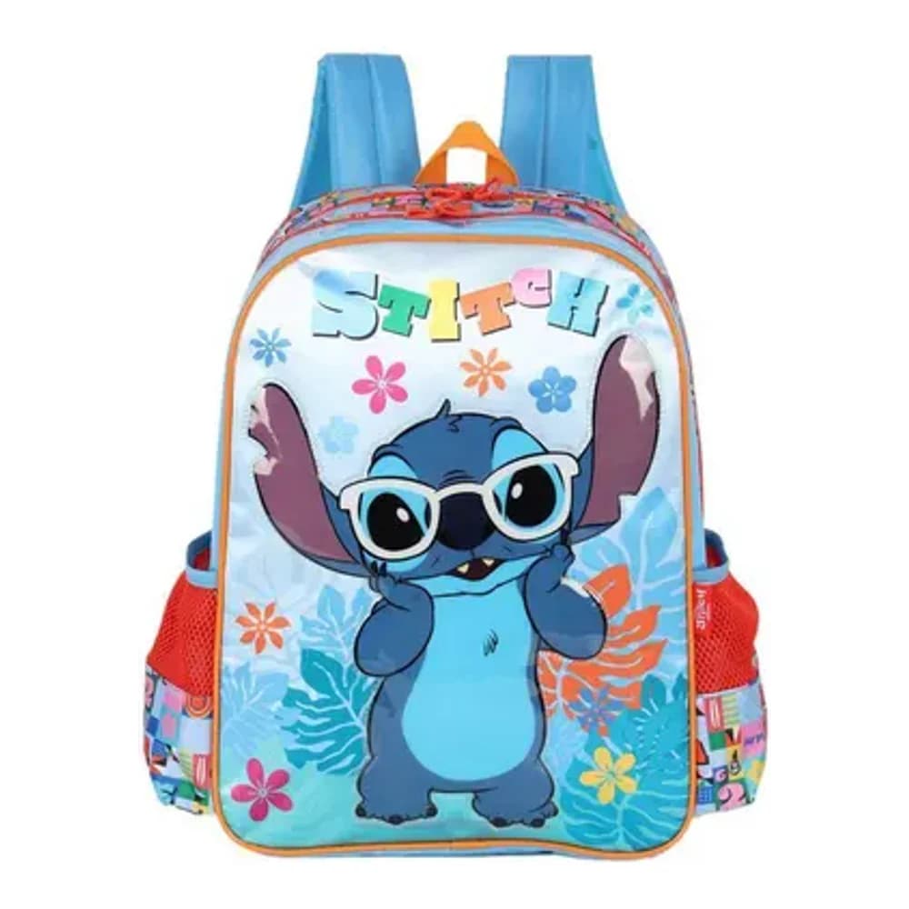 MOCHILA STITCH AZUL LUXCEL