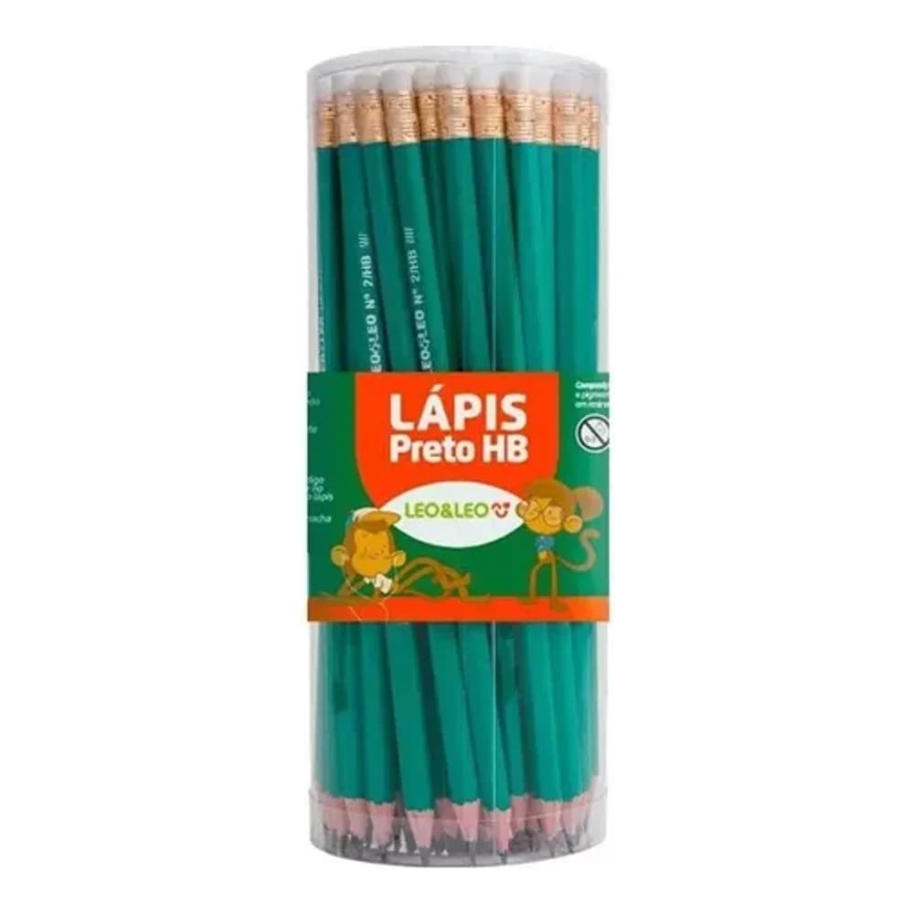LAPIS GRAFITE VERDE COM BORRACHA