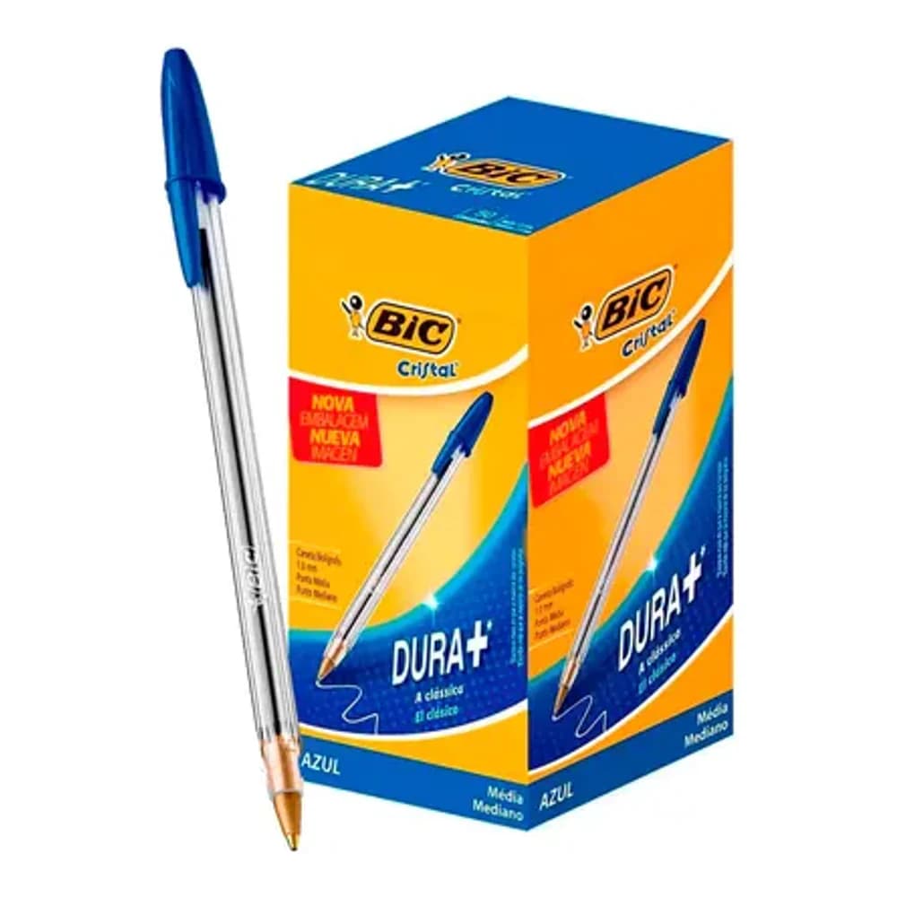 CANETA ESFEROGRÁFICAS AZUIS BIC
