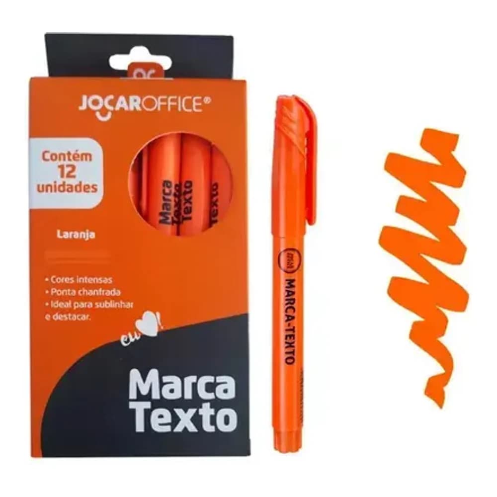 MARCA TEXTO LARANJA JOCAR OFFICE