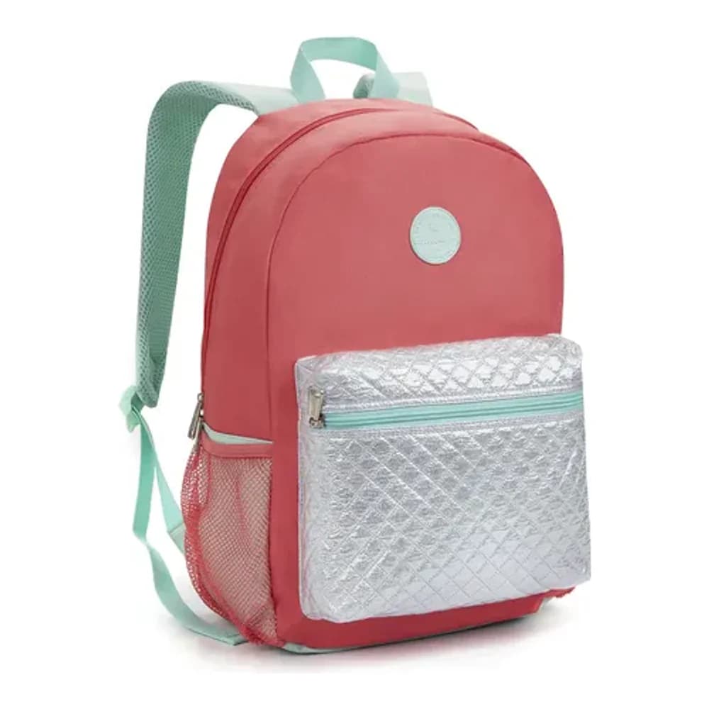 MOCHILA FEMININA DETALHE BOLSO FRONTAL