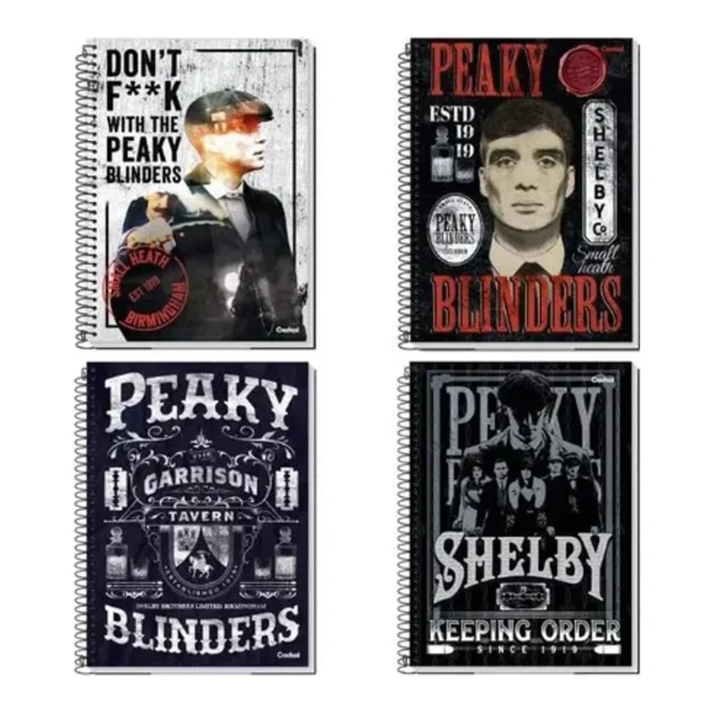 CAD. UNIV. C/D 1M 80 FLS - PEAKY BLINDERS