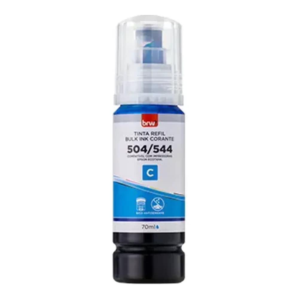 TINTA REFIL CORANTE 544 CIANO P/ EPSON 70ml - CX C/ 1UN