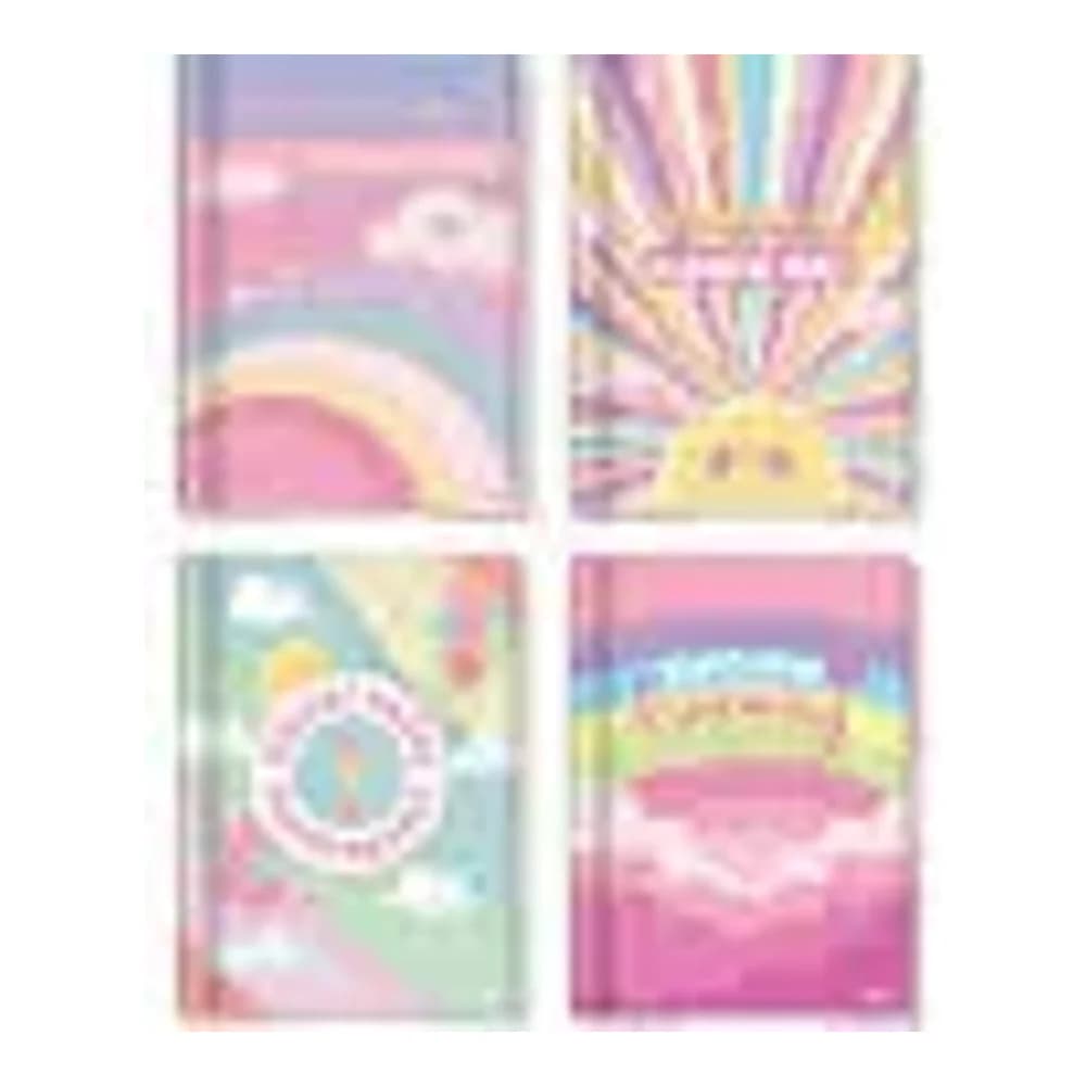 CADERNO ARCO-IRIS BROCHURÃO 80 FOLHAS