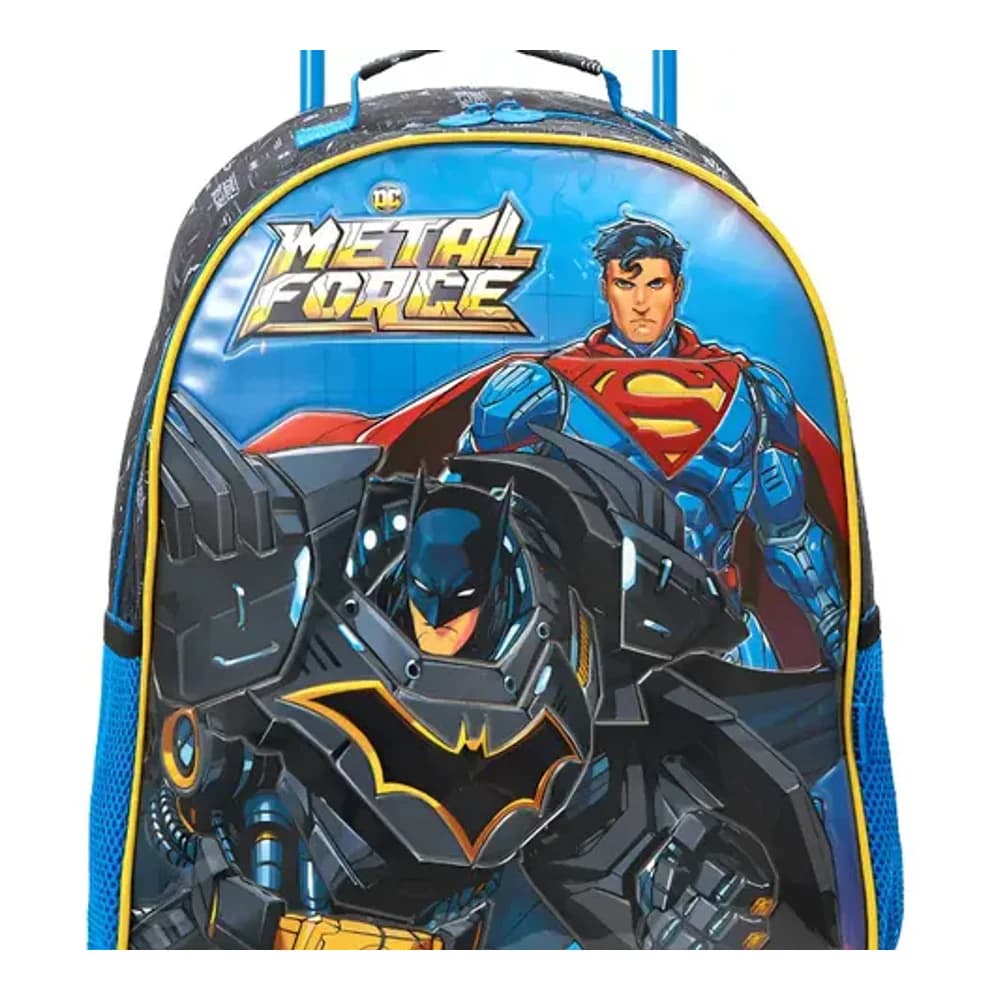 MOCHILA COM RODAS LIGA DA JUSTIÇA XERYUS