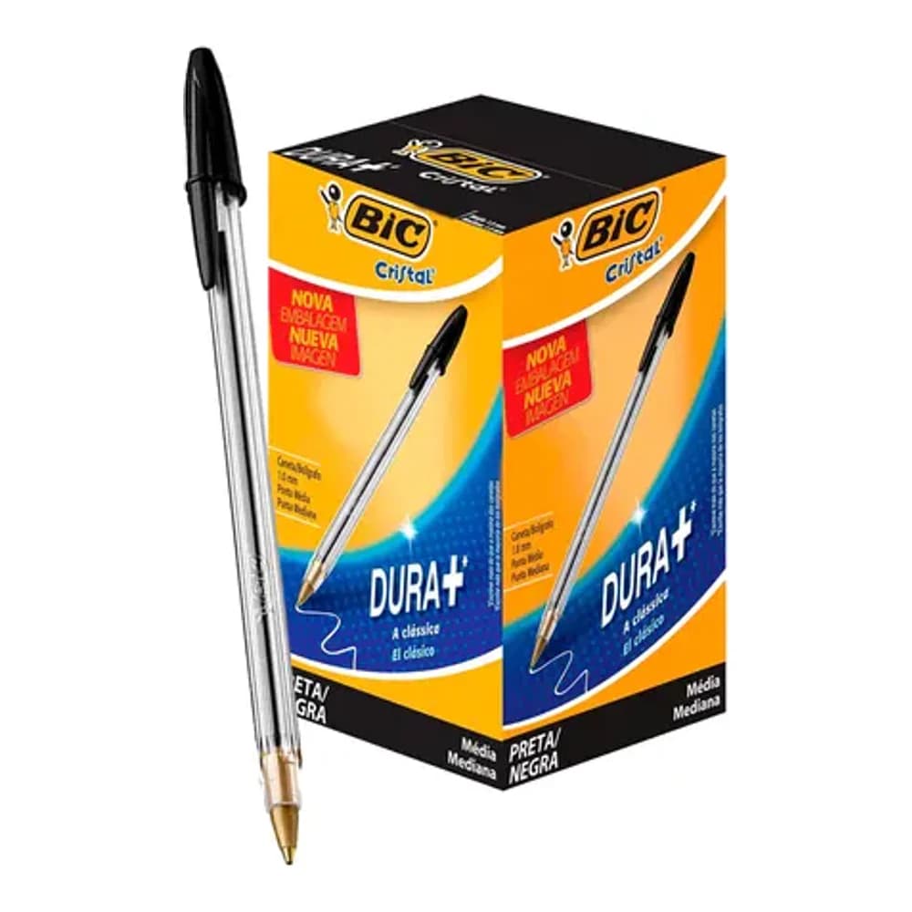 CANETA ESFEROGRÁFICAS PRETA BIC