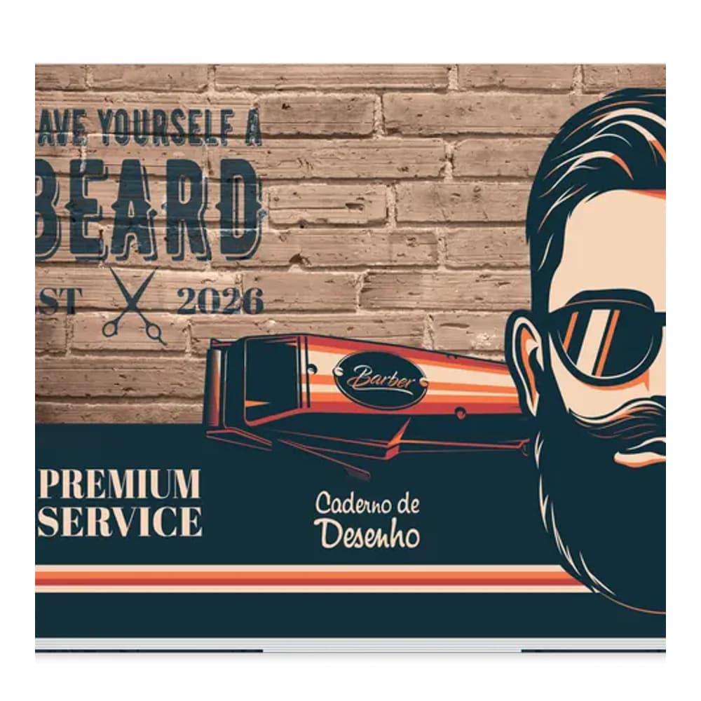 CADERNO DESENHO MY COLLECTION MASCULINO 80 FOLHAS