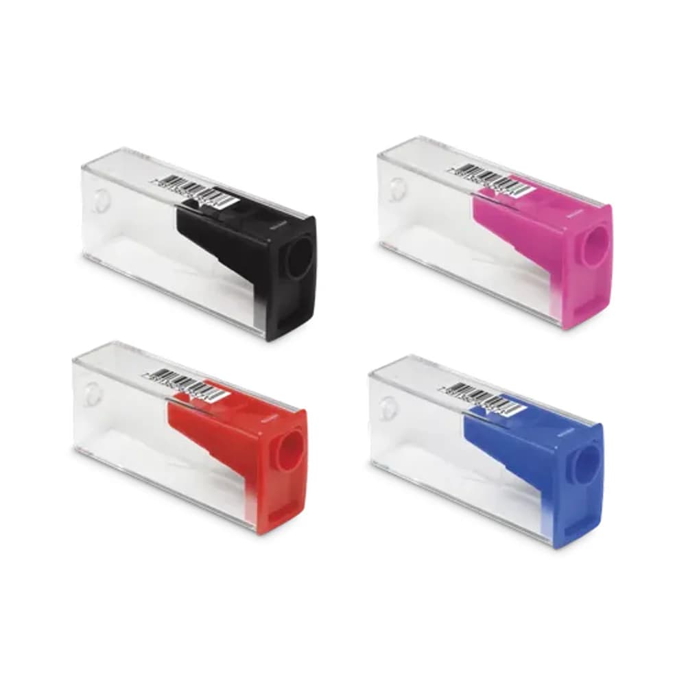 APONTADOR COM DEPOSITO TRANSPARENTE FABER CASTEL REVAL