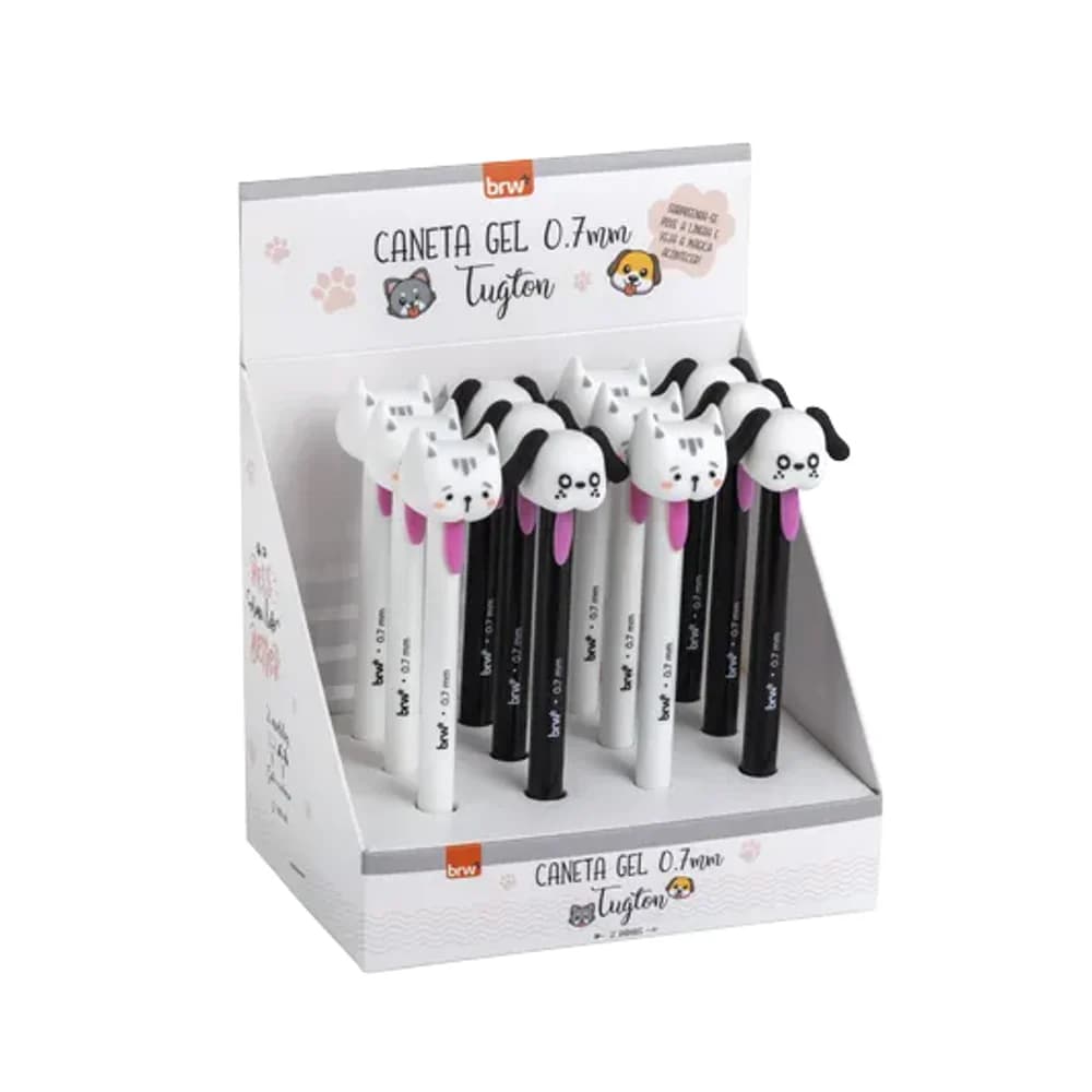 CANETA ESFEROGRÁFICA DIVERT GEL 0.7MM TUGTON