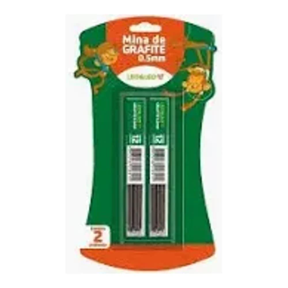 MINA GRAFITE 0.5MM BLISTER COM 2UND