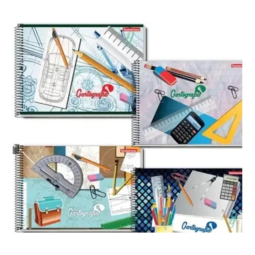 CADERNO DESENHO 96 FOLHAS