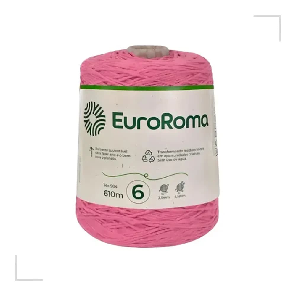 BARBANTE ROLO 610M ROSA EUROFIOS