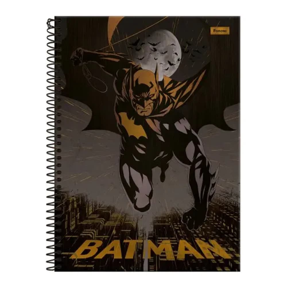 CADERNO 10 MATERIAS  BATMAN FORONI