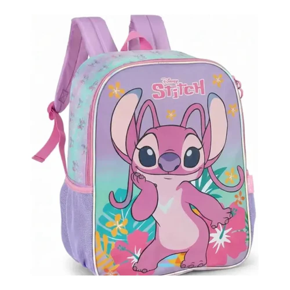 MOCHILA STITCH ROXA LUXCEL