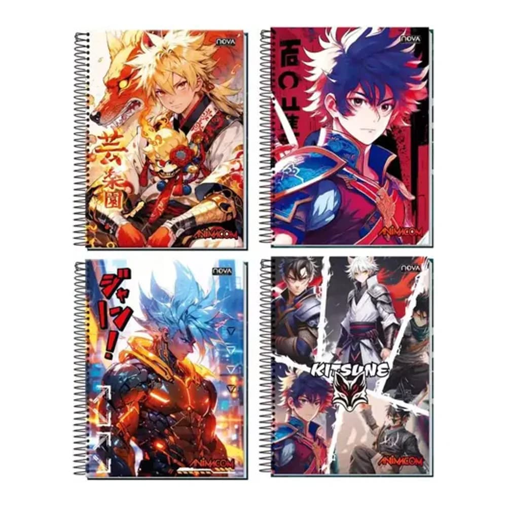 CADERNO 1 MATERIA ANIMAHOME 80FLS NOVA