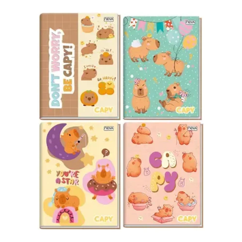 CADERNO 1/4 CAPY NOVA