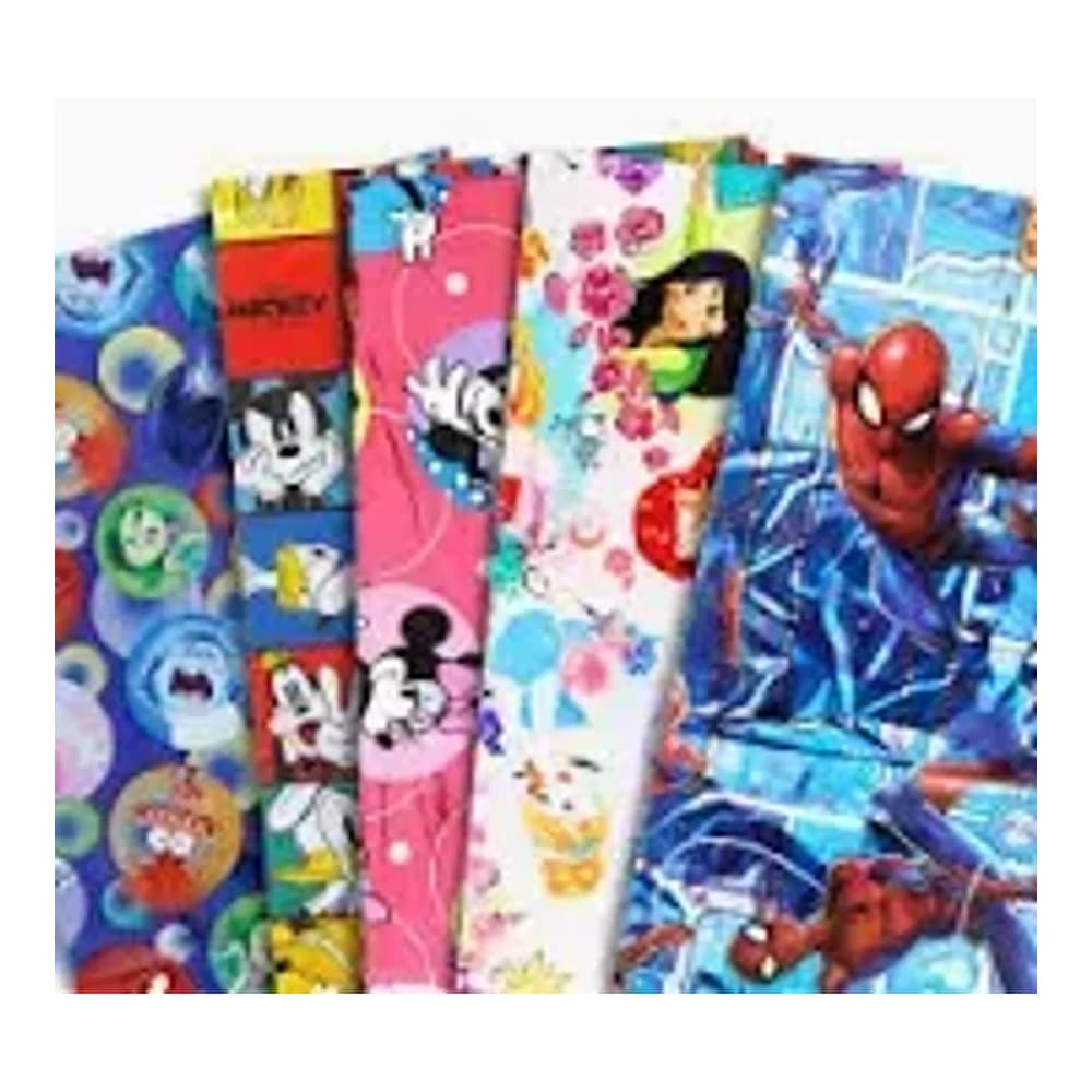 SACO PARA PRESENTE PERSONAGENS SORTIDOS 50x70