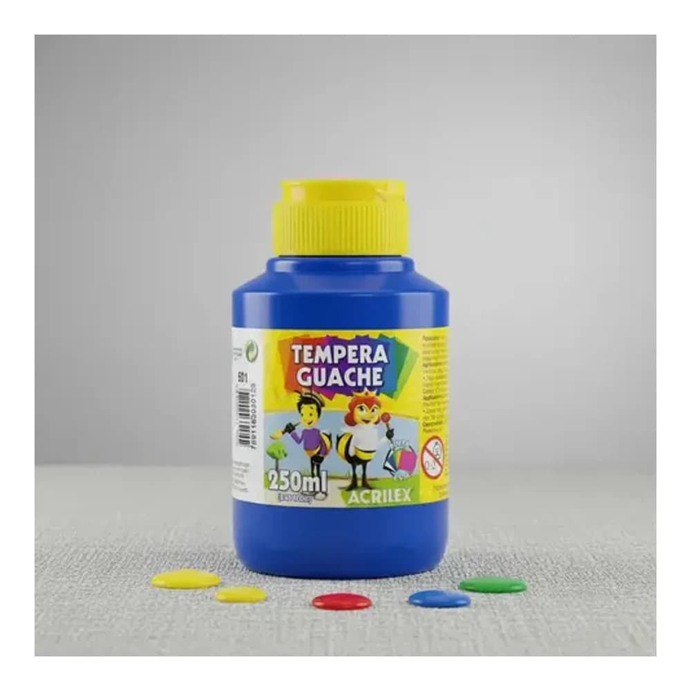 TINTA GUACHE 250ml AZUL TURQUESA