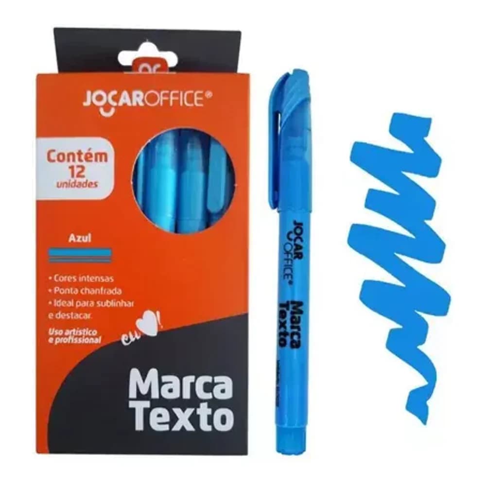 MARCA TEXTO AZUL JOCAR OFFICE