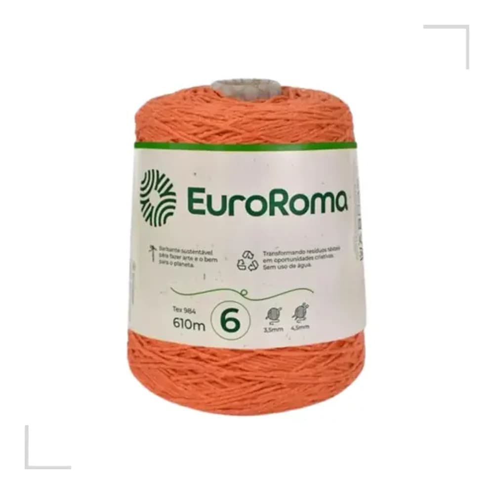 BARBANTE ROLO 610M LARANJA EUROFIOS