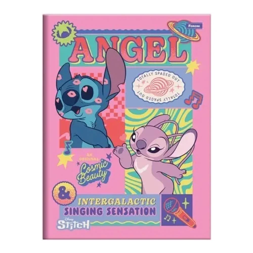 CADERNO BROCHURÃO STITCH FORONI
