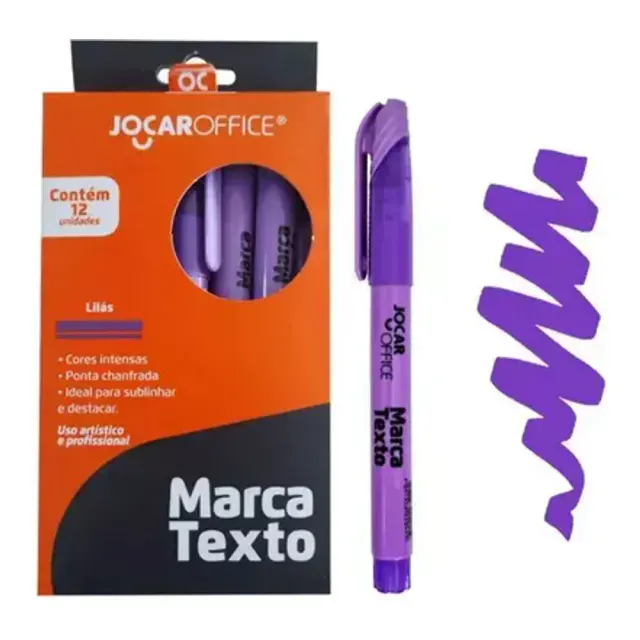 MARCA TEXTO LILÁS JOCAR OFFICE