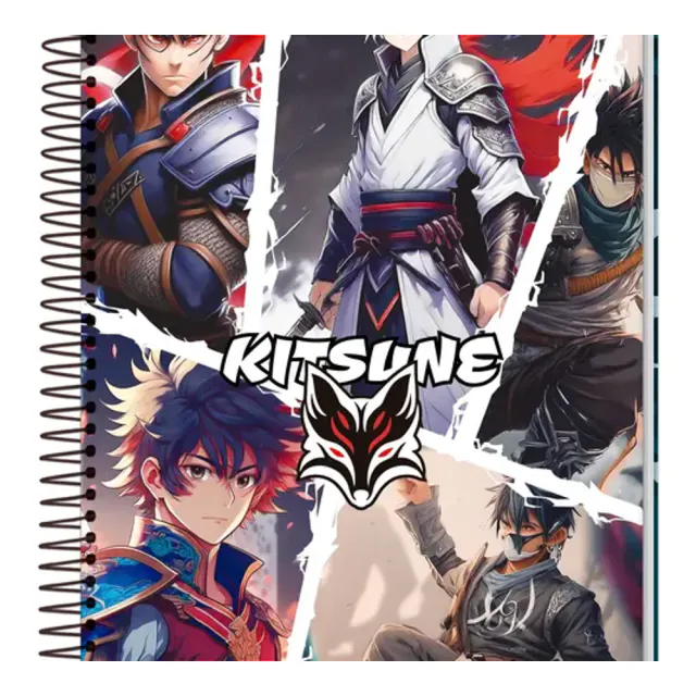 CADERNO 10 MATERIAS ANIMACOM 80FLS NOVA