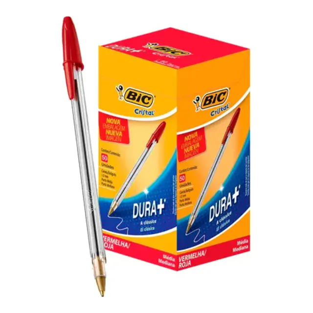 CANETA ESFEROGRÁFICAS VERMELHA BIC