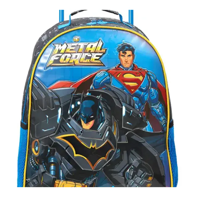 MOCHILA COM RODAS LIGA DA JUSTIÇA XERYUS