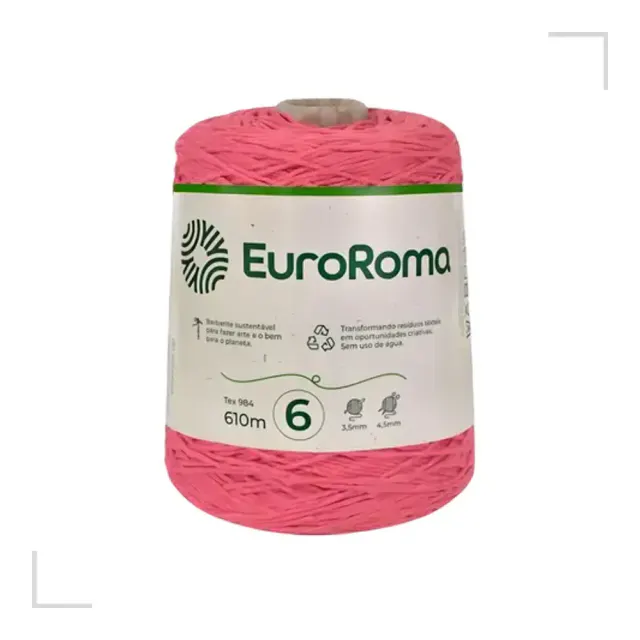 BARBANTE ROLO 610M MELANCIA EUROFIOS
