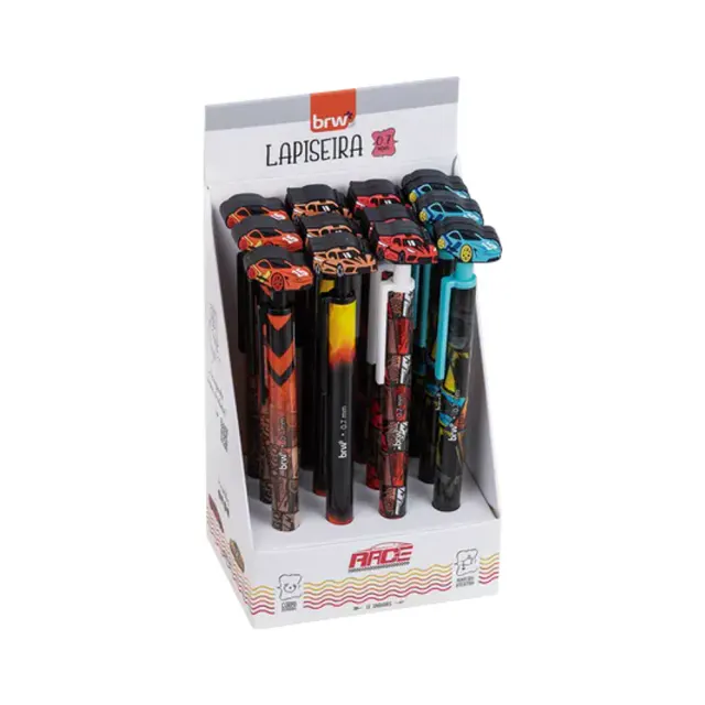 LAPISEIRA PLÁSTICA DIVERTIDA 0,7MM - RACE