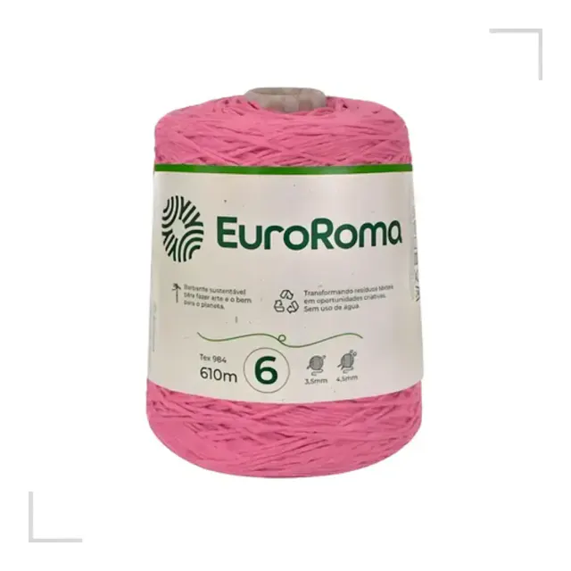 BARBANTE ROLO 610M ROSA EUROFIOS