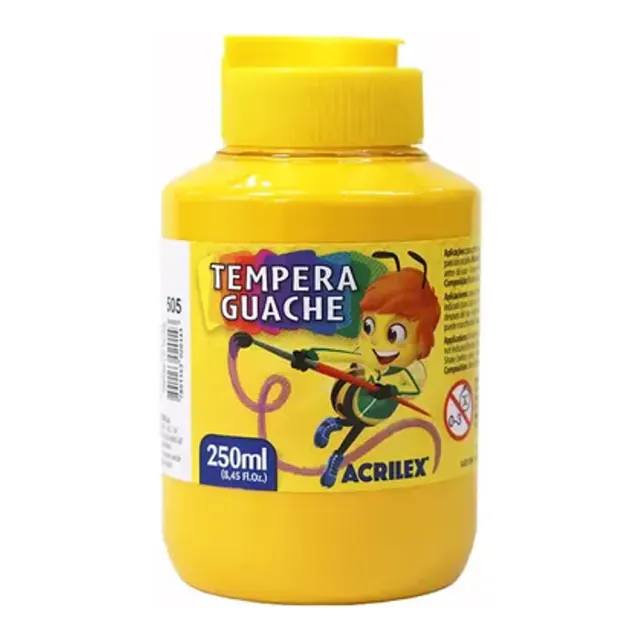 TINTA GUACHE 250ml AMARELO OURO