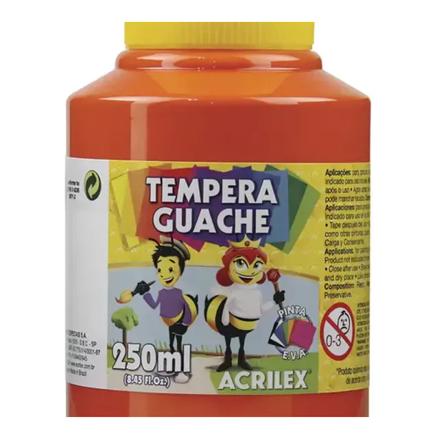 TINTA GUACHE 250ml VERMELHO FOGO