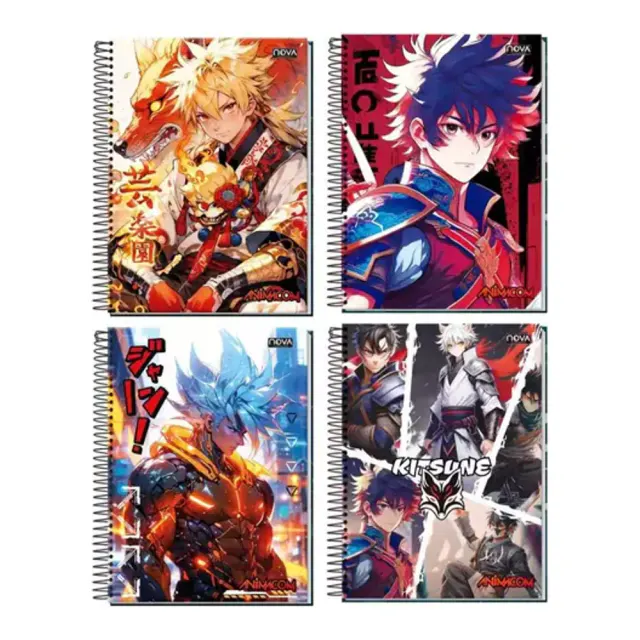 CADERNO 1 MATERIA ANIMAHOME 80FLS NOVA