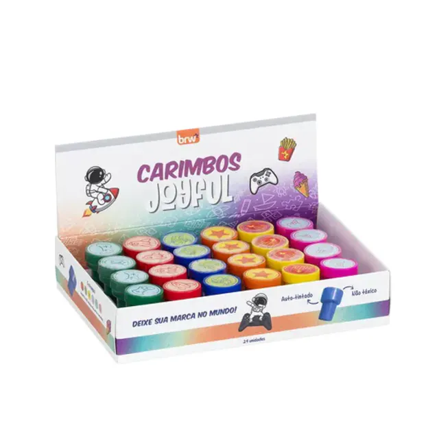 CARIMBO PLÁSTICO INFANTIL - JOYFUL